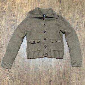 Vintage Gap Elbow Patch Cardigan